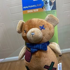 Rachael Ray Brand New Rachael Ray Teddy Bear Dog Toy With Squeaker,